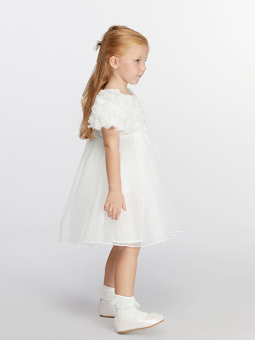 Bisiklet Yaka K?z ?ocuk Abiye Elbise