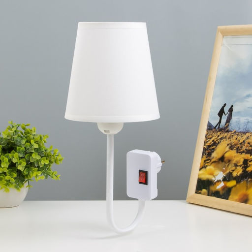 Бра «Дженна» Е27 5 Вт белый 14×33 см