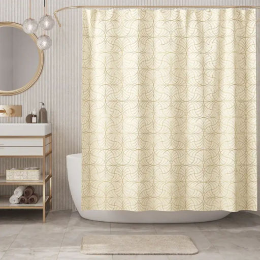 VAL LS-1820 Штора для ванной комнаты, полиэстер, 180*200 см, LINE SUN, шт