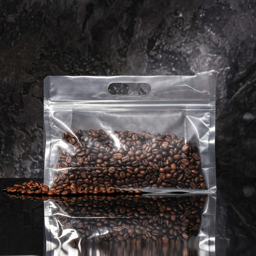 Цена за 50 шт. Пакет прозрачный с ручкой, 24×17×4 см