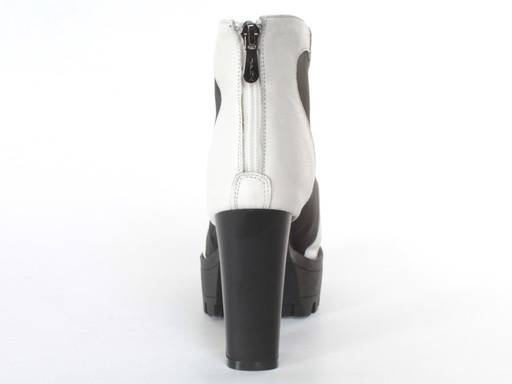 03-PDD166-2 WHITE Полуботинки женские (натуральная кожа) - No name фото 14