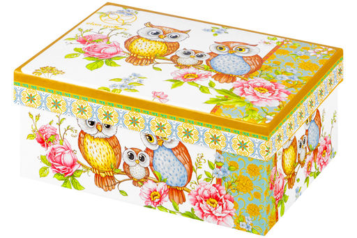 Сахарница 450 мл 16,5*11*10,5 см Совушки NEW BONE CHINA - Elan gallery фото 9