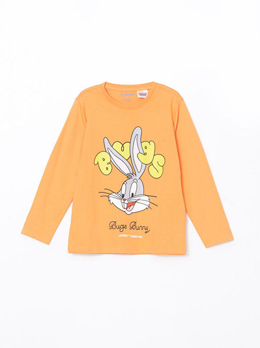 Bugs Bunny Bask?l? Erkek ?ocuk Pijama Tak?m