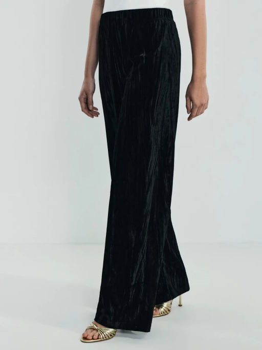 Широкие брюки из бархата / Zarina