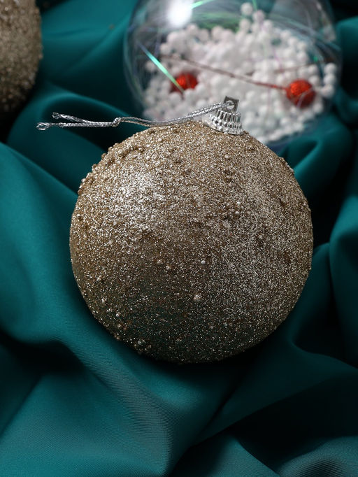 Ёлочные игрушки Орсон, шары новогодние, d=8 см, 9 шт., люкс - Зимнее волшебство фото 4