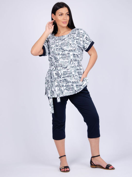 Костюм "Аморе 2" синий, трикотаж