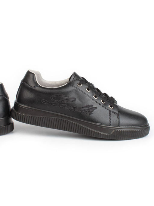 05-PDD165-3 BLACK Кроссовки женские (натуральная кожа) - Фабричный китай фото 13