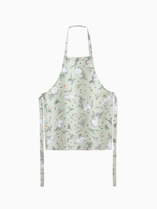 Фартук «Доляна» Divine day, зеленый, 60×70 см, 100% хлопок, рогожка 164 г/м²