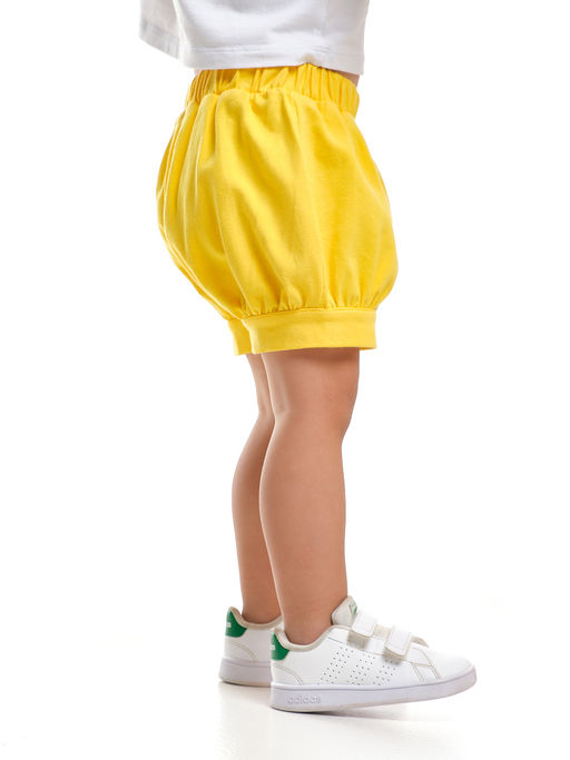 Шорты для девочки UD 1714 желтый - Mini maxi фото 2