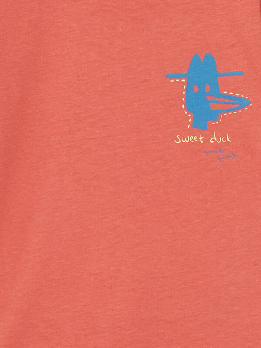 Bisiklet Yaka Uzun Kollu Bask?l? Erkek Bebek Pijama Tak?m?