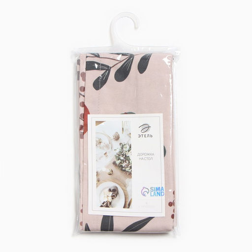 Дорожка Этель Новогодние украшения 40х149 см, 100% хл, саржа 190 г/м2  фото 2