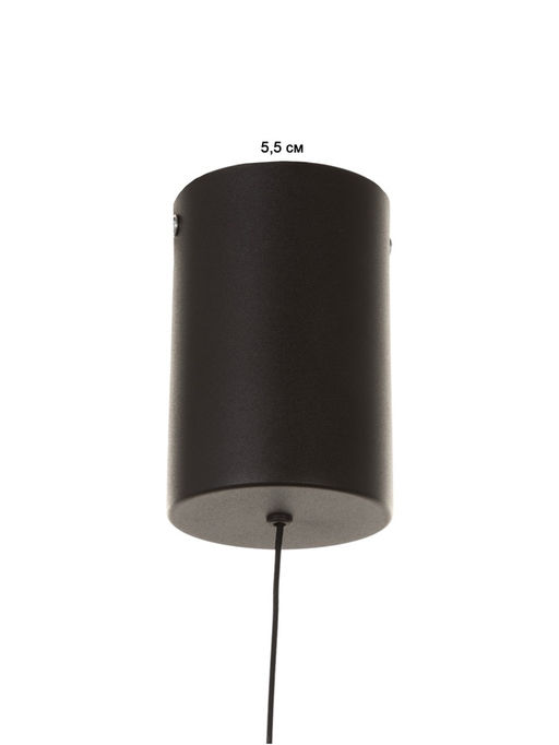 Светильник BayerLux «Кинг», 7 Вт, LED, 4000К, белый/чёрный, 9×9×18(+150) см