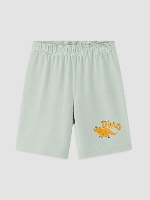 Bask?l? Erkek ?ocuk 2li Pijama ?ort