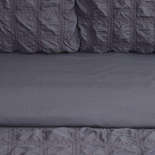 Постельное бельё LoveLife евро Texture: dark gray, 200х217см,230х240см,50х70см-2шт, микрофибра, 110 г/м2  фото 2