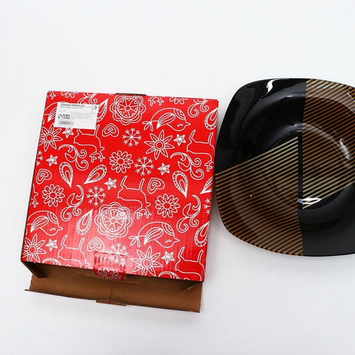 Тарелка суповая стеклянная «Геометрия», 20×20 см