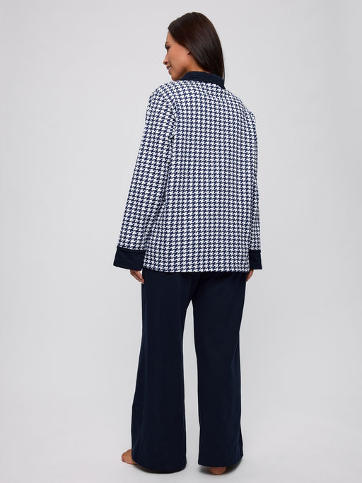 Пижама женская из футера Салли синий - Амадэль фото 15