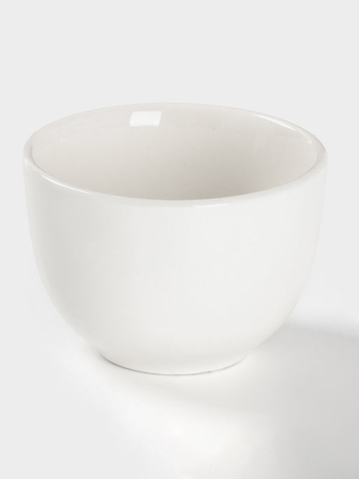 Соусник Доляна White Label, 120 мл, d=7 см, фарфор, белый