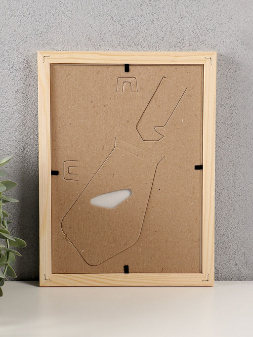 Цена за 2 шт. Фоторамка для фото 15×21 см Keep memories «Канон», белое дерево, (пластиковый экран)