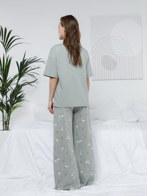 МП 20209/оливковый 5904 Н110 пижама жен