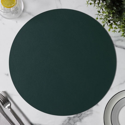 Цена за 12 шт. Салфетка сервировочная на стол Тэм, d=35 см, цвет зелёный - Simaland фото 11