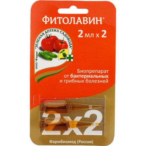 Фитолавин (2*2мл) от бактер. болезней и гнили огурцов, томатов, яблони