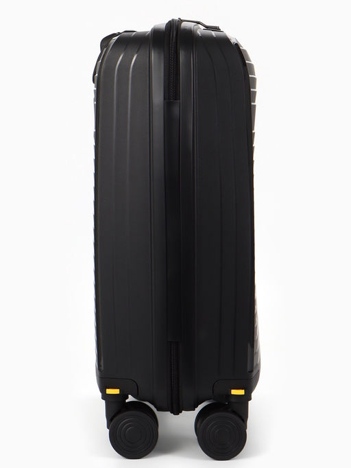 Чемодан на съёмных колесах 18", кодовый замок, 33×16×49 см, чёрный
