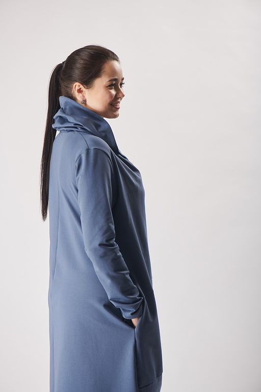 Платье свободного силуэта Футер 2-х ниточный - Relay фото 5