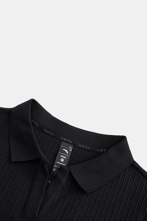 Поло Черный ANTA SKATE SS Polo  фото 3