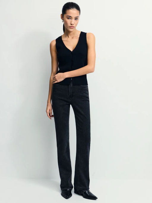 Джинсы bootcut с высокой посадкой / Zarina