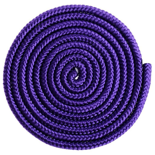 Скакалка гимнастическая Grace Dance, 3 м, цвет фиолетовый  фото 2
