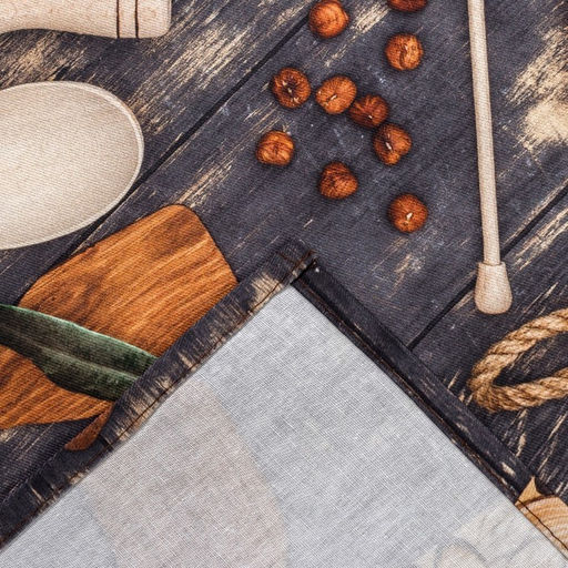 Полотенце Этель Счастье есть 40х73 см, 100% хлопок, саржа 190 гр/м2  фото 4