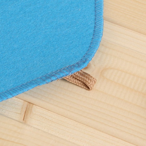 Коврик для бани Сердечко голубой - Добропаровъ фото 2