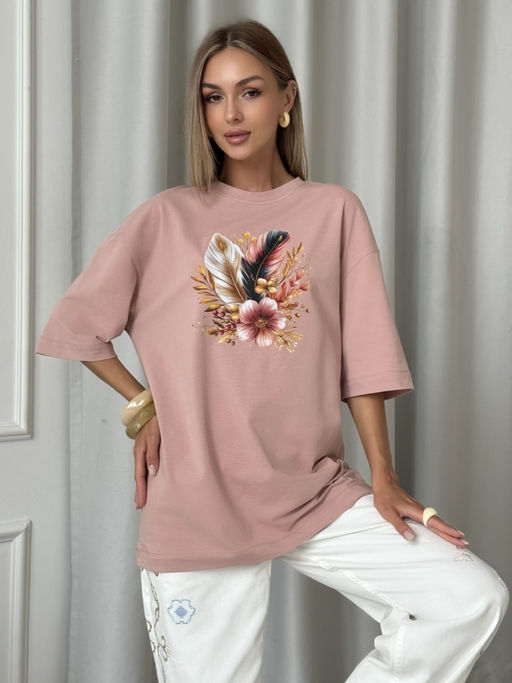 Футболка хлопок 95%, лайкра 5% - Binita фото 2