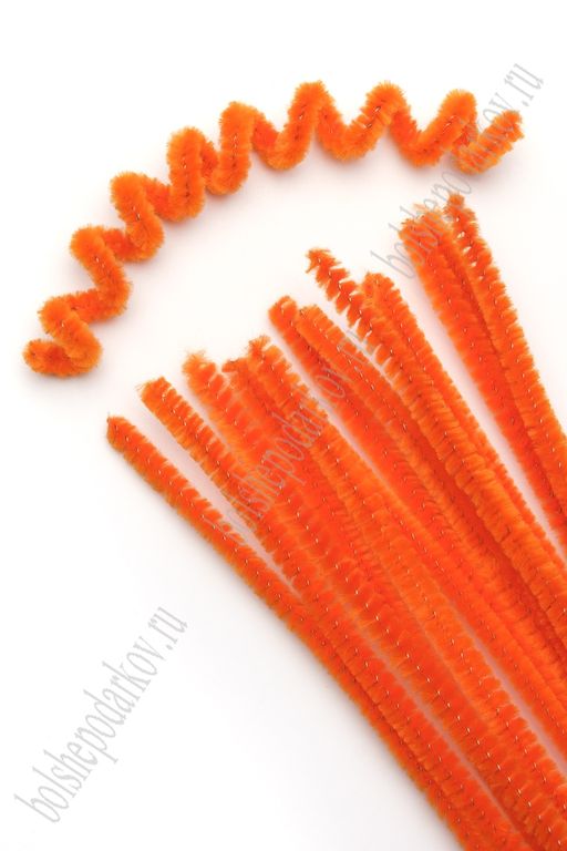 Проволока синельная 100 шт (SF-3311) темно-оранжевый