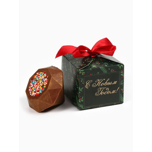 Шоколадная бомбочка с маршмеллоу С новым 2026 годом, 38 г - Фабрика счастья фото 5
