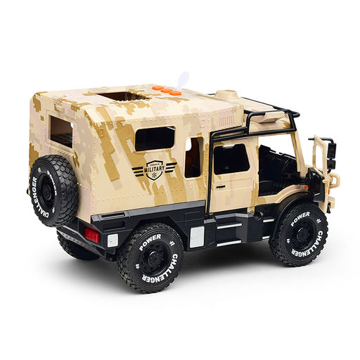 Машина "Военный броневик" (свет, звук) в коробке