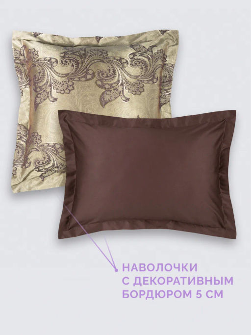 Постельное белье Флокатти Евро + 4 наволочки - Ecotex фото 5