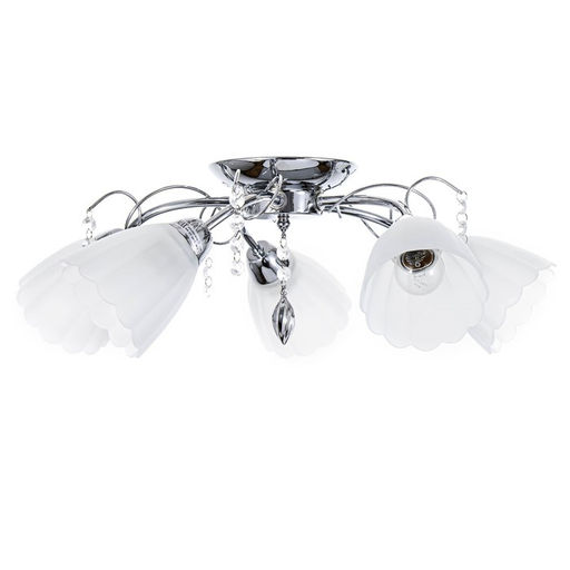 Люстра «Адель», 5×40 Вт E27, хром, 54×52×17 см