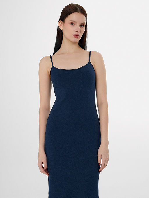 Сарафан макси женский синий - Mark formelle фото 4