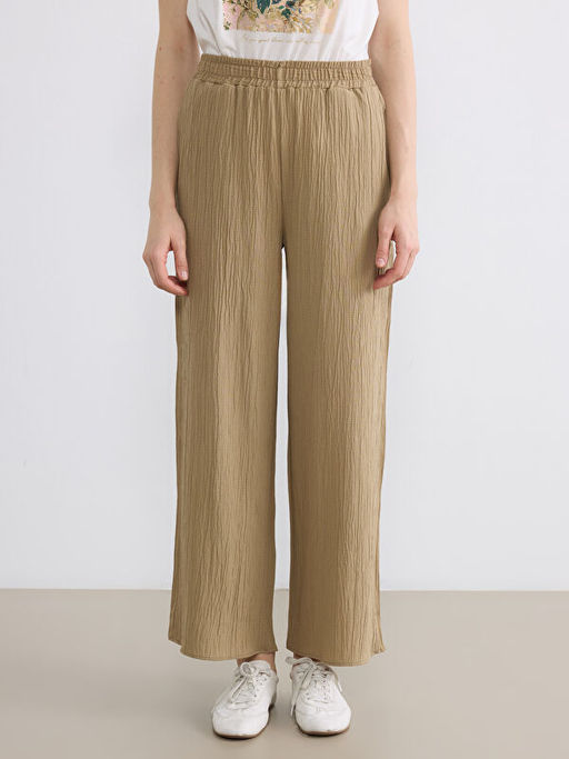 Beli Lastikli Geni? Pa?a Kad?n Pantolon