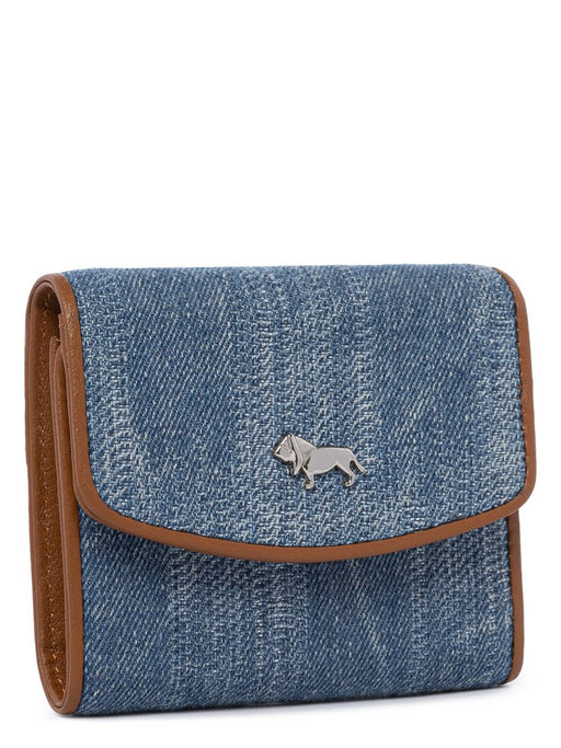 Кошелек Labbra L146-1036 l.blue jeans/luggage  фото 2