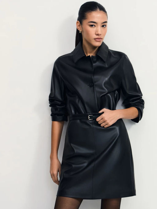 Юбка мини из искусственной кожи / Zarina