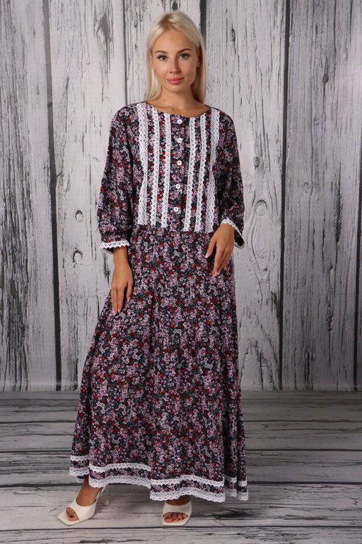 ПЛАТЬЕ ТЮЛЬПАН ЦВЕТНОЕ