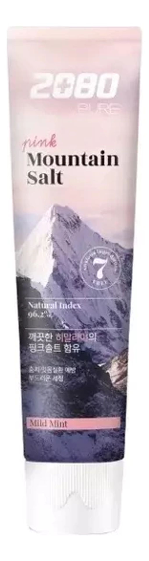 Зубная паста розовая гималайская соль Dental Clinic 2080 Toothpaste Mountain Salt Pure Pink Mild Mint, 125g
