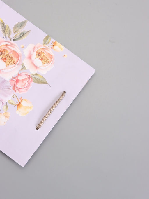 Пакет подарочный ламинированный «Цветочная симфония», 18×22.3×10 см