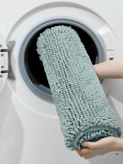 Коврик для дома LaDо́m, букли, плотность 1000 г, 50×80 см, мятный