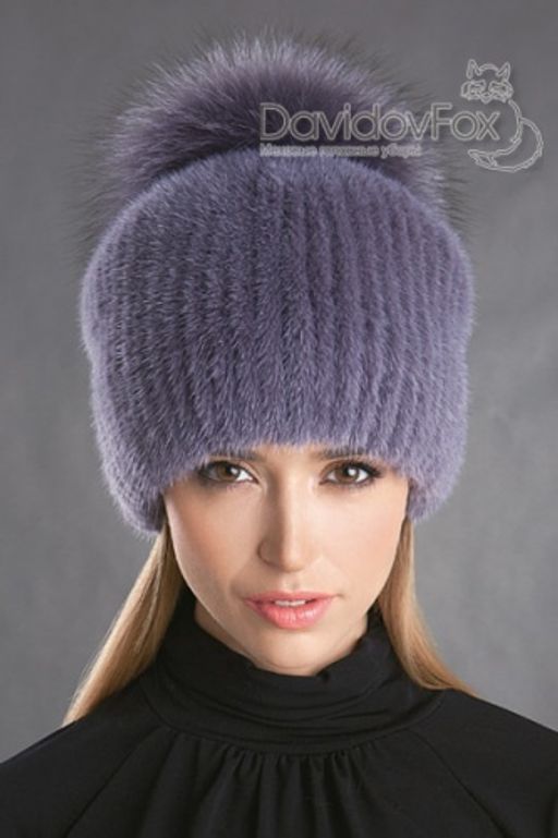 Шапка Буратино норка слива