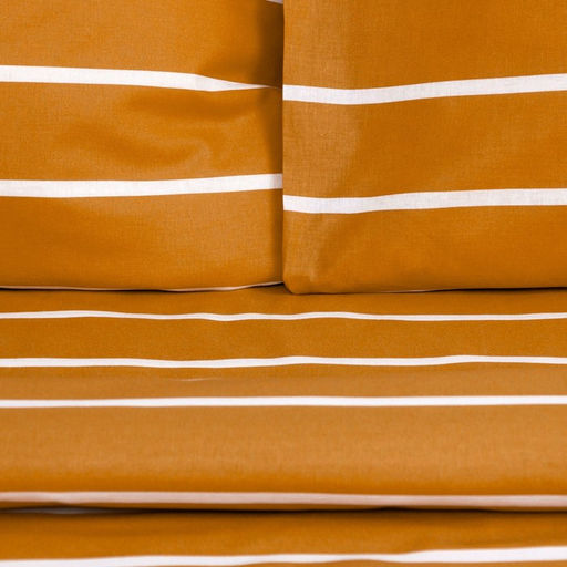 Постельное бельё Этель Евро Mustard stripes 200х217см, 220х240см, 70х70см-2 шт, 100% хлопок,поплин фото 12
