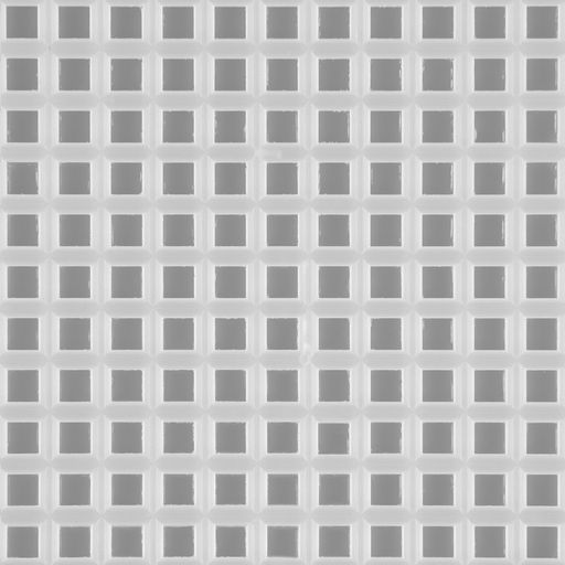 Канва-основа для вышивания сумки, пластиковая, 45×47 см, 2×2 мм, белая