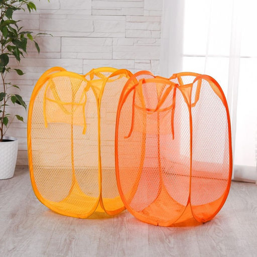 Корзина для игрушек с ручками (сетка), цвета МИКС - Simaland фото 5